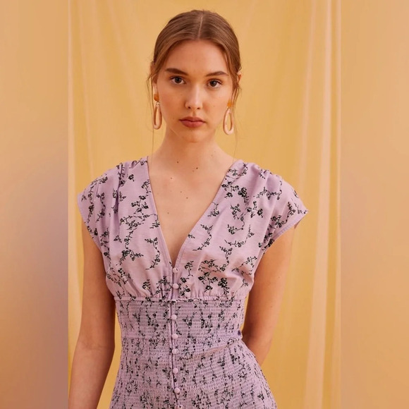 Keepsake Secure Midi Dress  Lilac size 00 - Picture 2 of 10